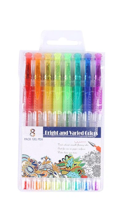 Glitter Gel Pens For Adult Coloring